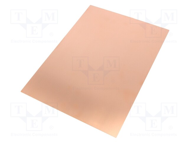 Laminate; FR4; 0.8mm; L: 297mm; W: 210mm; Coating: copper