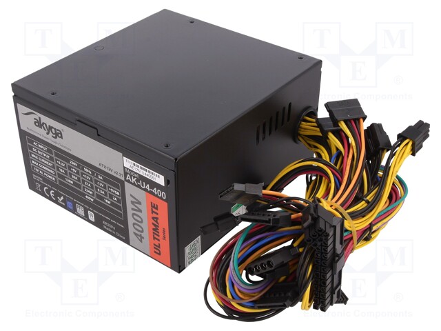 Power supply: computer; ATX; 400W