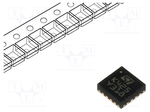 Operational Amplifier, 4 Amplifier, 1.3 MHz, 0.4 V/µs, 3V to 30V, ± 1.5V to ± 15V, QFN-EP, 16 Pins