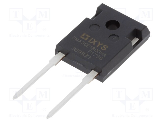 Diode: rectifying; THT; 1.8kV; 30A; Package: tube; TO247-2; 210W