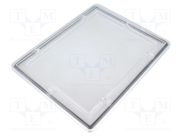 Inspection windows; polycarbonate; 151x190x7.5mm