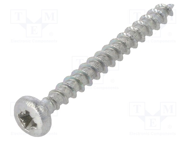 Screw; SPAX®; 3x30; Head: cheese head; Pozidriv; steel; zinc; BN: 615