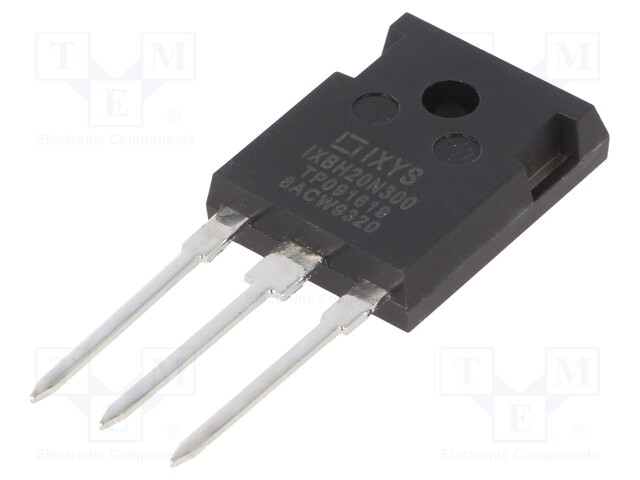 Transistor: IGBT; BiMOSFET™; 3kV; 50A; 250W; TO247