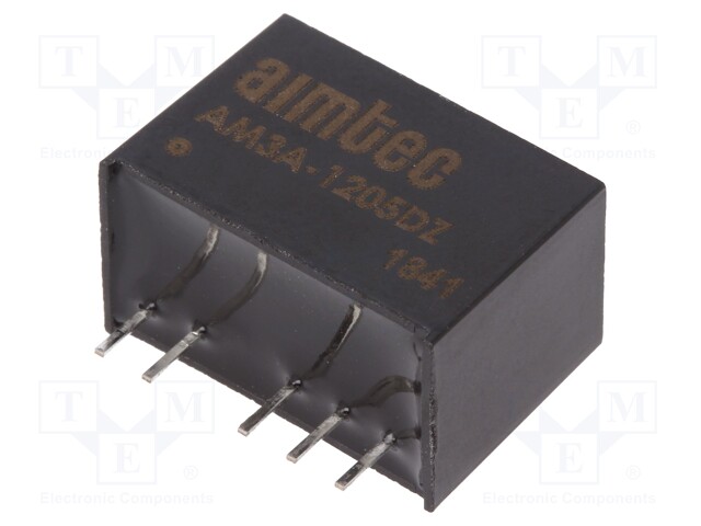 Converter: DC/DC; 3W; Uin: 4.5÷18V; Uout: 5VDC; Uout2: -5VDC; SIP6