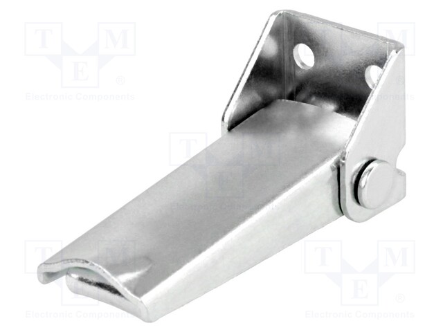 Clasp; stainless steel; W: 25.5mm; L: 67mm; 1000N; Plating: zinc