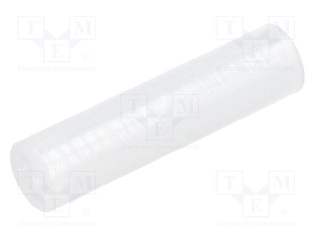 Spacer sleeve; LED; Øout: 5mm; ØLED: 5mm; L: 20mm; natural; UL94V-2