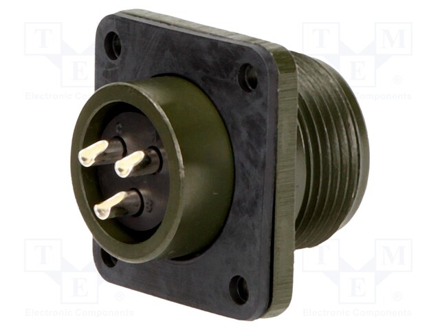 Connector: circular; Series: DS/MS; socket; female; PIN: 3; 13A