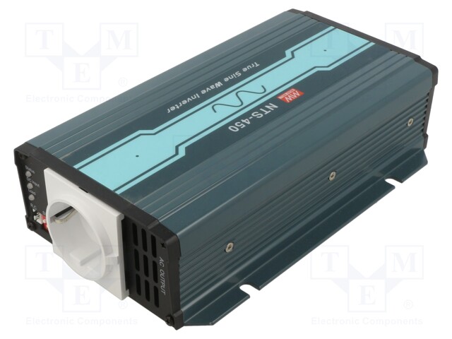 Converter: DC/AC; 450W; Uout: 230VAC; 20÷33VDC; Out: EU,mains 230V