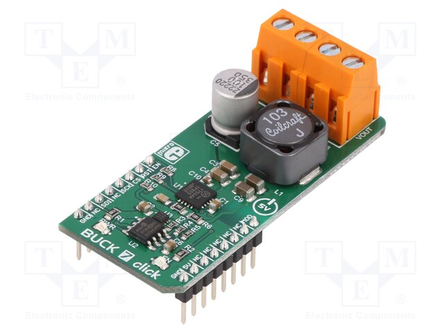 Click board; DC/DC converter; SPI; MAX17504; 5VDC