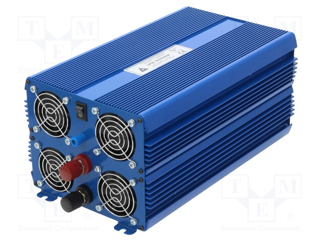 Converter: automotive dc/ac; 2.5kW; Uout: 230VAC; Out: mains 230V