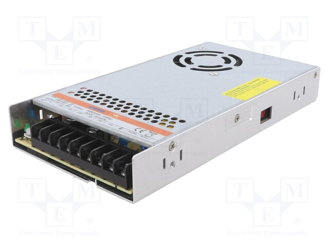Power supply: switched-mode; voltage source; 350W; 12VDC; 29A