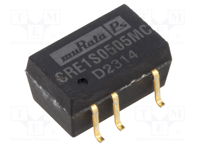 Isolated Board Mount DC/DC Converter, ITE, 1 Output, 1 W, 5 V, 200 mA