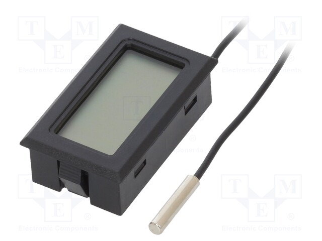 Sensor: temperature; Temp: -50÷70°C; Features: LCD display