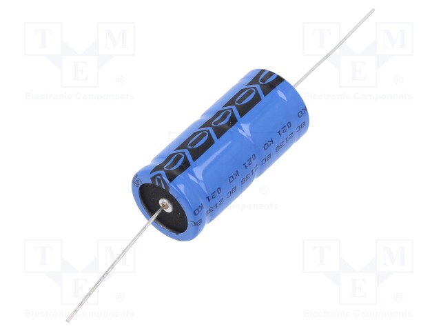 Electrolytic Capacitor, Miniature, 4700 µF, 25 V, 021 ASM Series, ± 20%, Axial Leaded