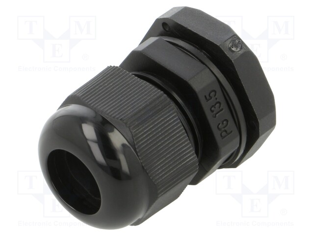 Cable gland; PG13,5; polyamide; black