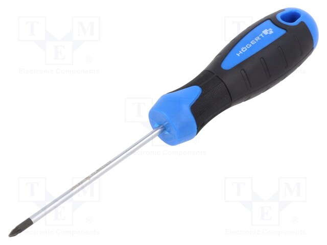 Screwdriver; Pozidriv®; PZ0; 75mm