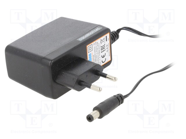 Power supply: switched-mode; volatage source; 24VDC; 0.75A; 18W