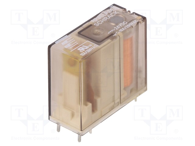 Relay: electromagnetic; SPST-NO; Ucoil: 24VDC; 16A/250VAC; 460Ω