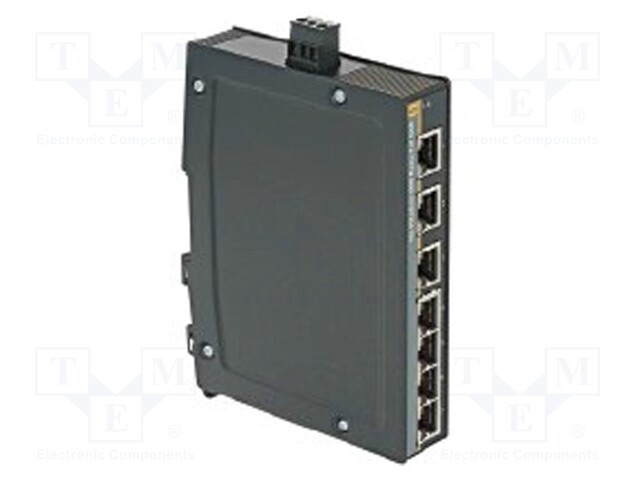 Industrial module: switch Ethernet; unmanaged; 9÷60VDC; RJ45