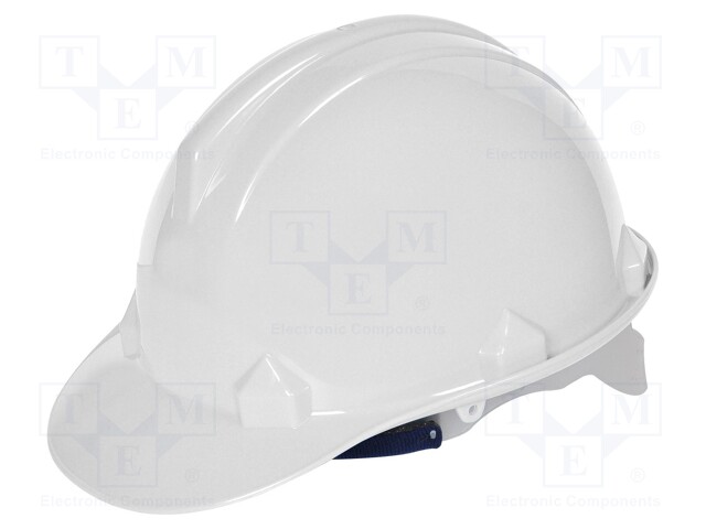 Protective helmet; white