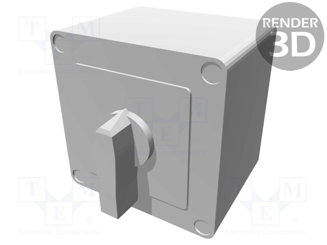 Switch: cam switch; Stabl.pos: 2; 16A; 0-1; Mounting: in housing