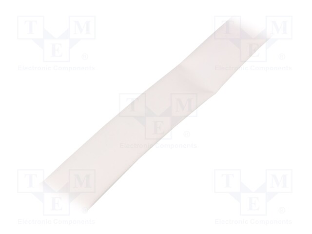 Heat shrink sleeve; thin walled; 3: 1; 18mm; L: 30m; white