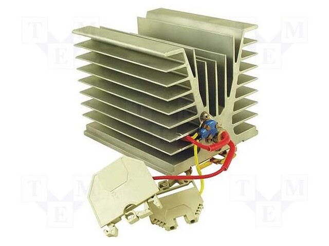 Radiator heater; 60W; 85°C; 230V; DIN EN50022 35mm; 62x95x100mm