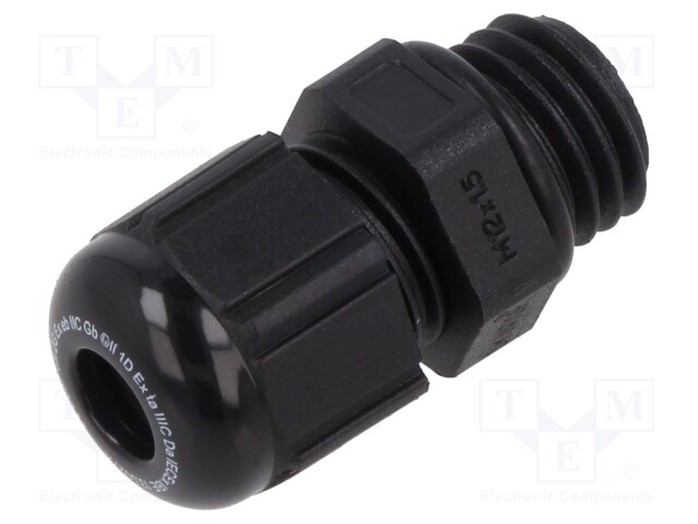 Cable gland; 1.5; black