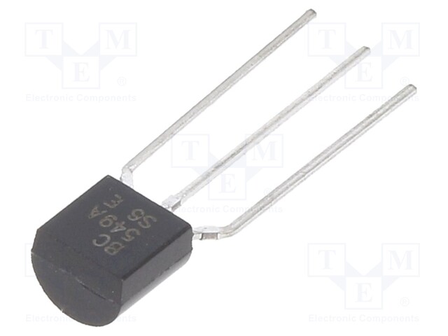 Transistor: NPN; bipolar; 30V; 0.1A; 500mW; TO92