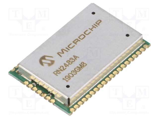 Module: transceiver; ADC,GPIO,UART; -148dBm; 2.1÷3.6VDC; 14dBm