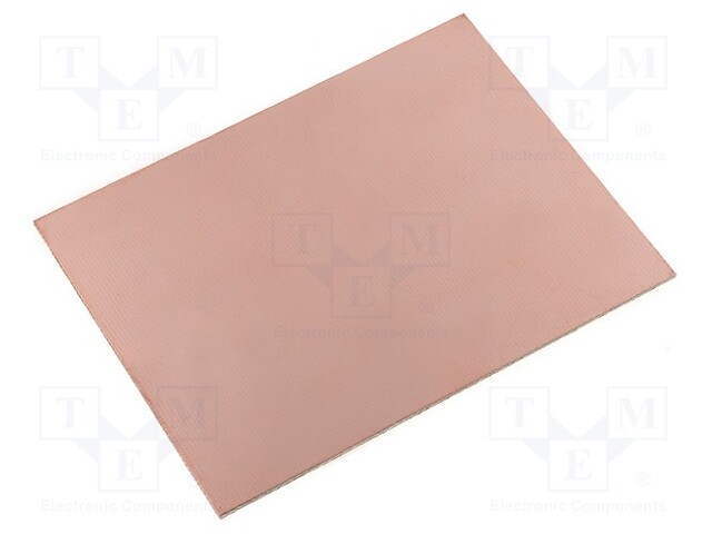 Laminate; FR4; 1.5mm; L: 100mm; W: 75mm; Coating: copper