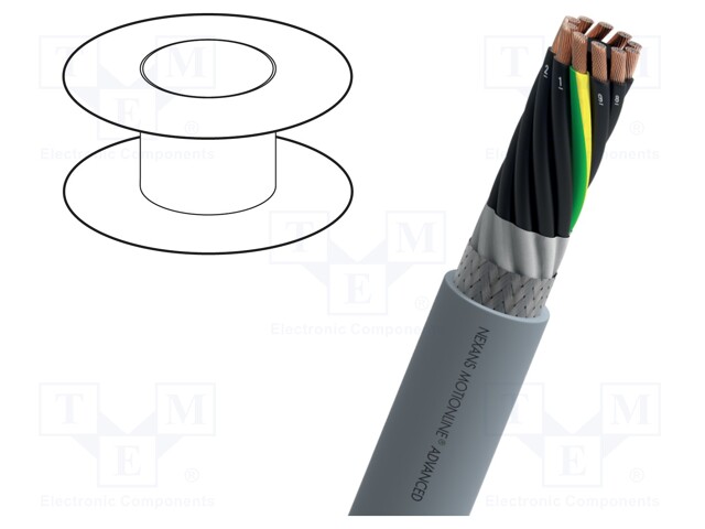 Wire; LC CABLOFLEX C,MOTIONLINE® ADVANCED; 2x0,5mm2; PVC; grey