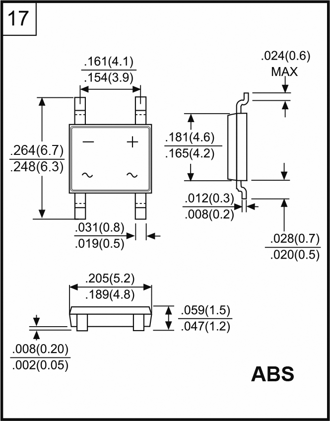 Single-phase bridge rectifier