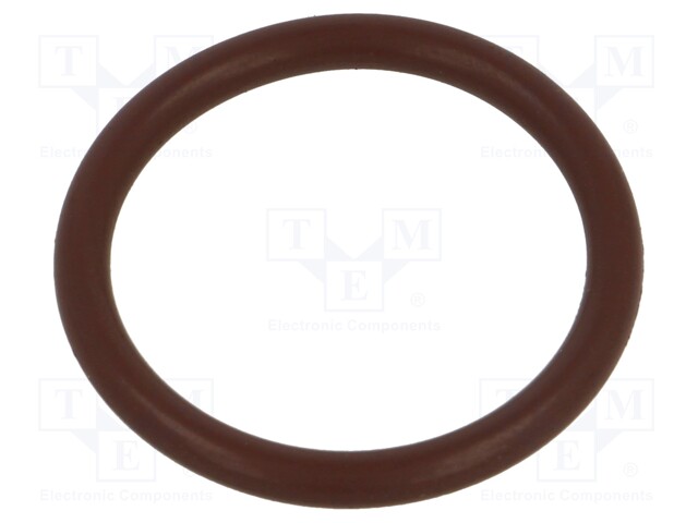 O-ring gasket; FPM; D: 2.5mm; Øint: 21mm; brown; -20÷200°C