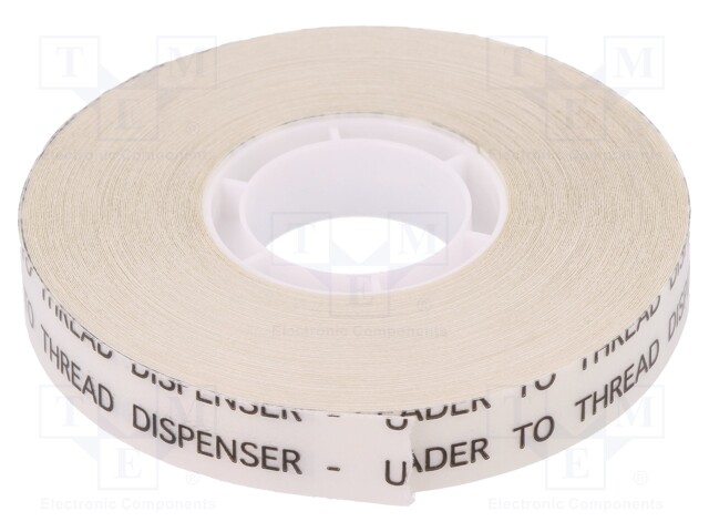 Tape: fixing; W: 12mm; L: 16.5m; D: 0.13mm