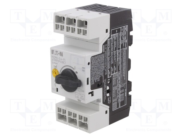 Motor breaker; 0.09kW; 220÷690VAC; for DIN rail mounting; IP20