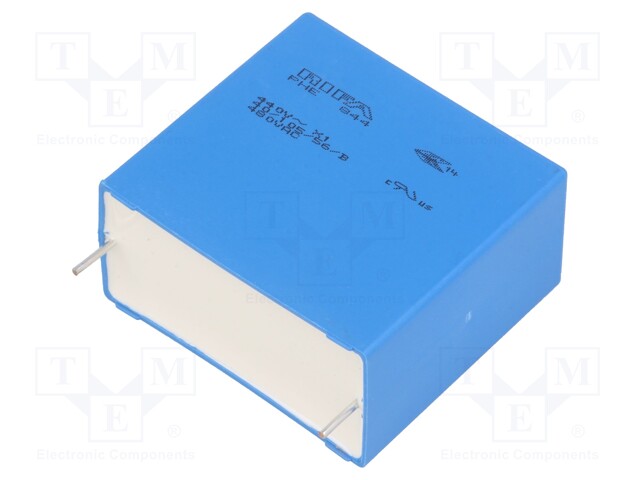 Capacitor: polypropylene; X1; 2.2uF; 480VAC; ±20%; THT; -40÷105°C