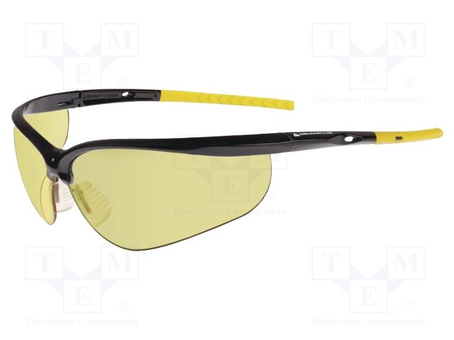 Safety spectacles; Lens: yellow; Classes: 1; Series: IRAYA