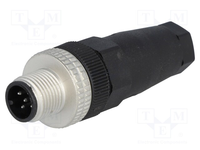 Plug; M12; PIN: 5; male; A code-DeviceNet / CANopen; for cable