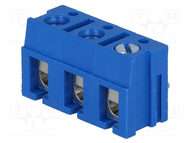 PCB terminal block; straight; 7.5mm; ways: 3; on PCBs; 2.5mm2; 10A