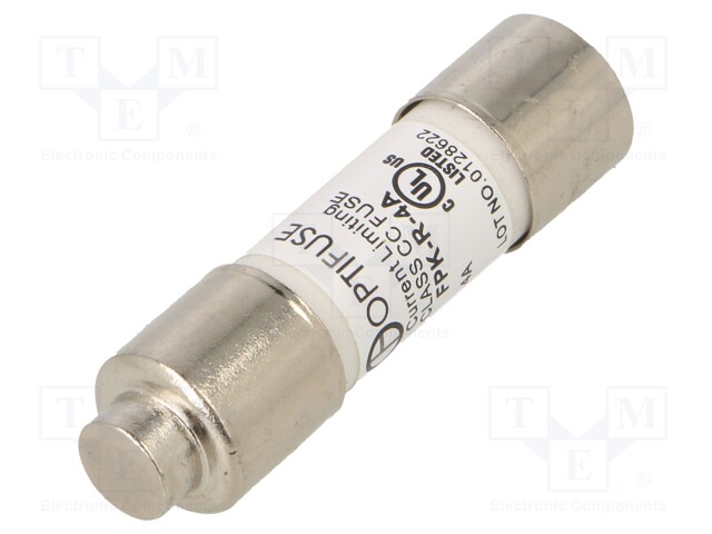 Fuse: fuse; quick blow; 4A; 600VAC; 600VDC; cylindrical,industrial