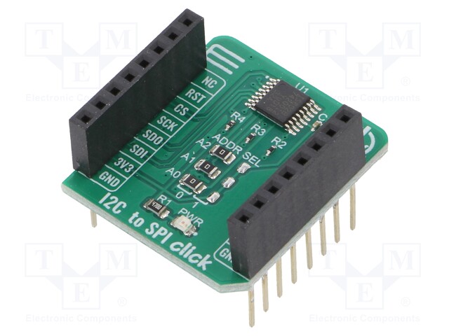 Click board; interface,converter; I2C,SPI; SC18IS602B; 3.3VDC