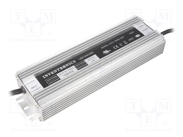 Power supply: switched-mode; LED; 150W; 71V; 2100mA; 90÷305VAC