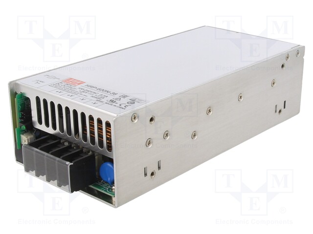 Power supply: switched-mode; modular; 630W; 36VDC; 17.5A; OUT: 1