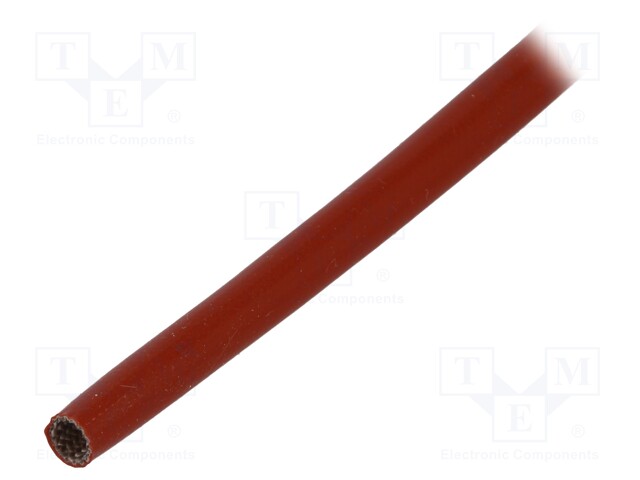 Insulating tube; Mat: glass fibre coated  with silicone rubber