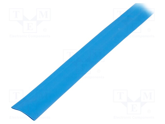 Heat shrink sleeve; glueless; 2: 1; 50.8mm; L: 1m; blue; polyolefine