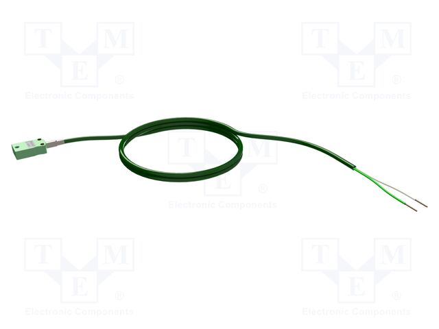 Thermocouple extension; Len: 1m; -25÷90°C; Wire dia: 4mm; 4Ω/m