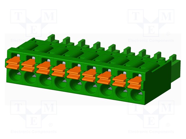 Connector: pluggable terminal block; plug; female; straight; 5.5A