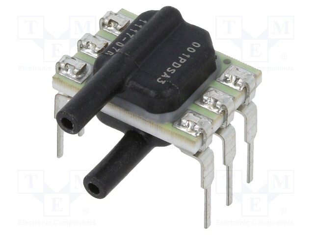 Sensor: pressure; Range: ±1psi; differential; Output conf: SPI