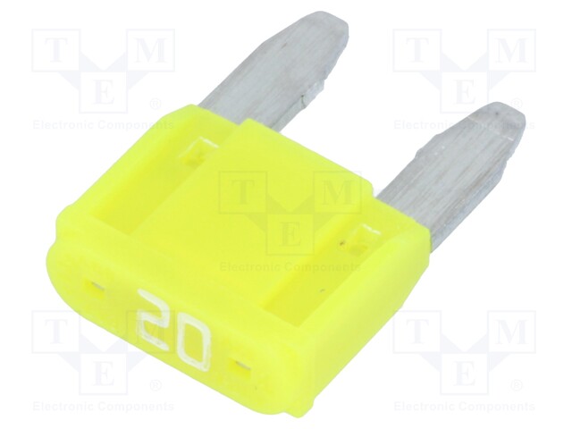 Fuse: fuse; 20A; 12VDC; automotive; 10,9mm; SMART GLOW